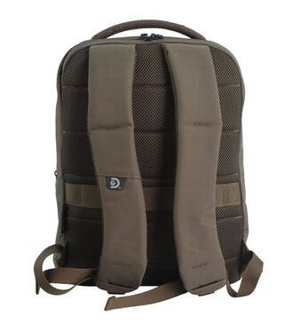 Plecak na laptopa z poliestru Discovery Downtown 942 khaki