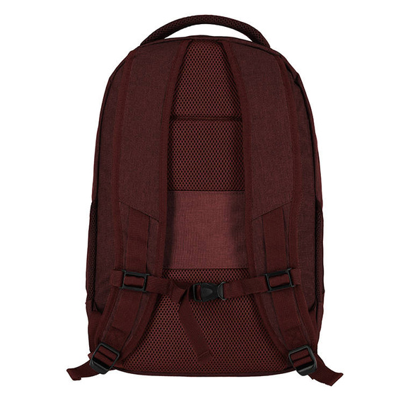 Plecak na laptopa Travelite Basics Melange bordowy