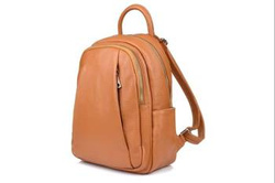 Plecak damski skórzany Vera Pelle C79 camel