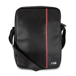 Torba męska nylonowa BMW Carbon Red Stripe czarna