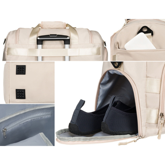 Torba sportowa Peterson 24427 beżowa