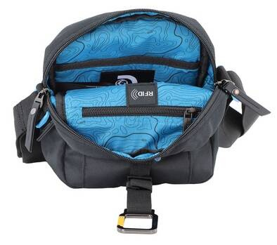 Torba na ramię z poliestru Discovery Icon 711 czarna