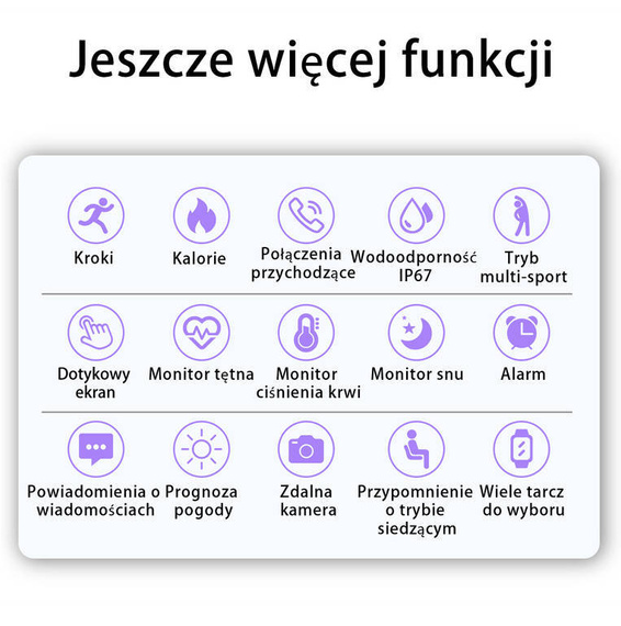 Smartwatch unisex Gravity GT1-2 czarno-różowy