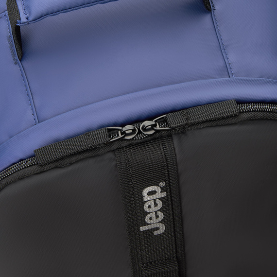 Plecak na laptopa z poliestru Delsey Jeep JS011B niebieski