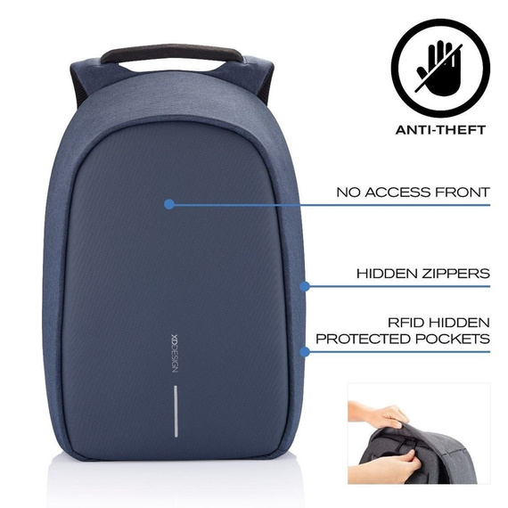 Plecak na laptopa XD Design Bobby Hero Small granatowy