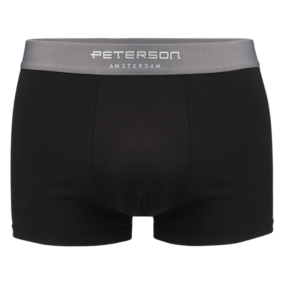 Bokserki męskie bawełniane Peterson B01L czarne