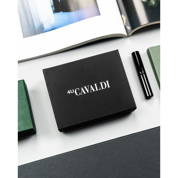 Etui na karty skórzane 4U Cavaldi CW1017-LGV czerwone