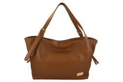 Torebka damska shopper Barberini's 987-12 jasnobrązowa