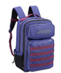 Plecak na laptopa z poliestru Delsey Jeep JS010B fioletowy