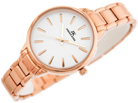 Zegarek damski fashion Jordan Kerr C3274ALX różowe złoto