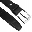 Pasek męski z eko skóry Rovicky RV-042277 czarny