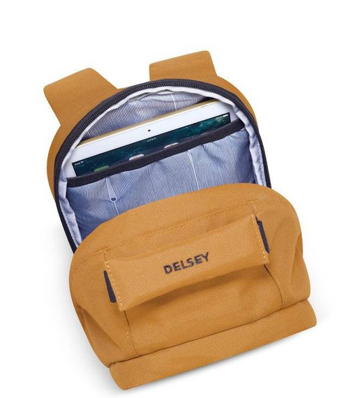 Plecak na laptopa Delsey Securban mały żółty