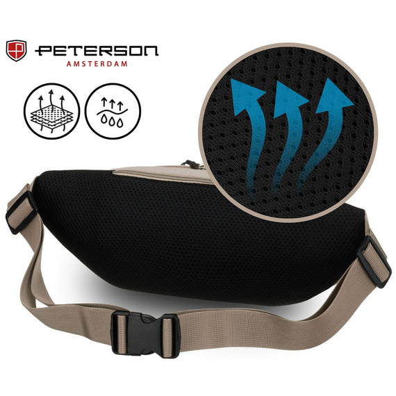 Nerka sportowa z poliestru Peterson SWY-01 jasnoszara