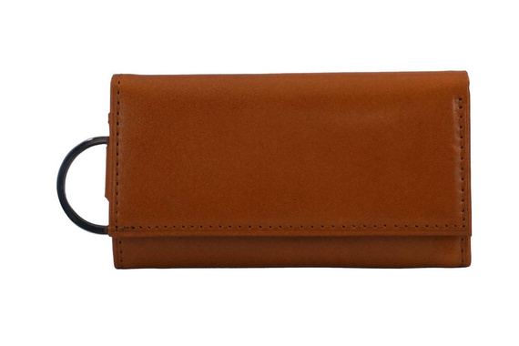 Etui na klucze skórzane Barberini's 7023-12 jasnobrązowe