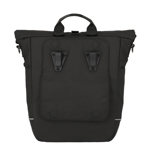 Torba na rower z poliestru Travelite Basics czarna