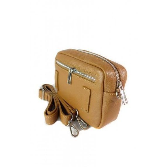 Listonoszka damska skórzana Vera Pelle VP1146C camel