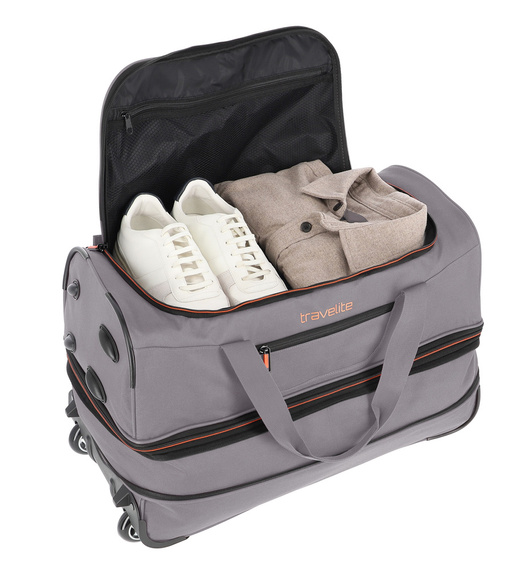 Torba podróżna z poliestru Travelite Basics szara