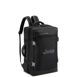 Plecak podróżny z poliestru Delsey Jeep JS007C czarny