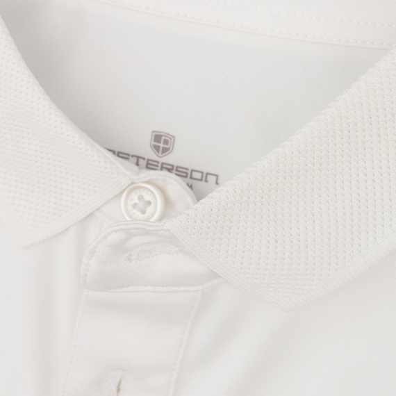 Koszulka polo męska z poliestru Peterson KPY biała M-XL