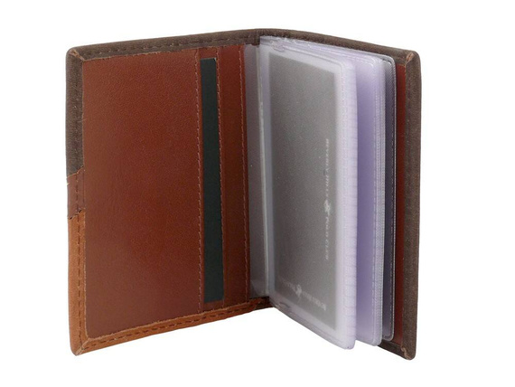 Etui na karty Beverly Hills Polo Club BH-374 brązowe