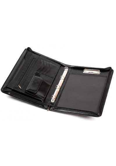 Biwuar z eko skóry Vip Collection AK-04N czarny