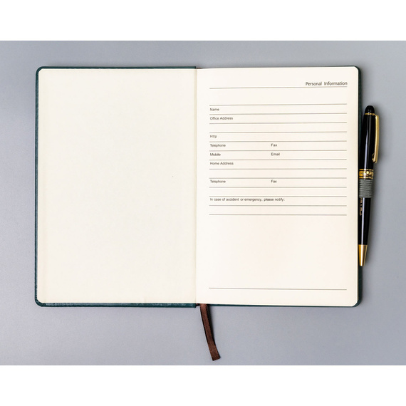 Notes A5 w kropki Peterson NOT-6-KP-52 zielony
