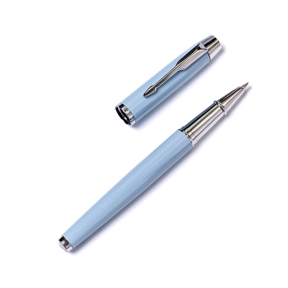 Długopis metalowy Peterson 222-GB srebrno-jasnoniebieski