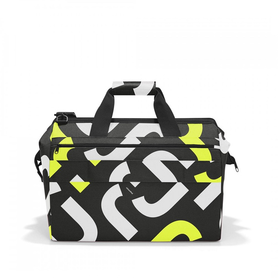 Torba podróżna Reisenthel allrounder L pocket czarno-żółta