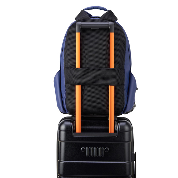 Plecak na laptopa z poliestru Delsey Jeep JS011B niebieski
