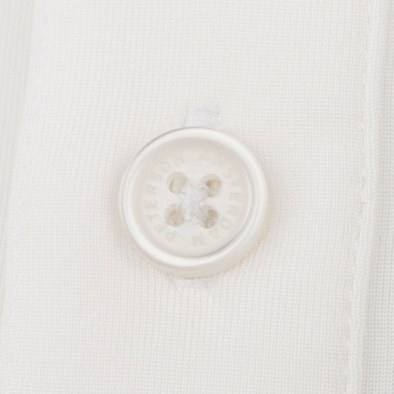 Koszulka polo męska z poliestru Peterson KPY biała M-XL