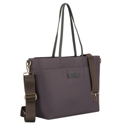 Torebka damska shopper nylonowa Peterson JN-10 szara