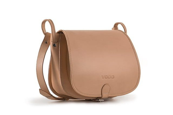 Listonoszka damska skórzana Vooc P27 naturalna