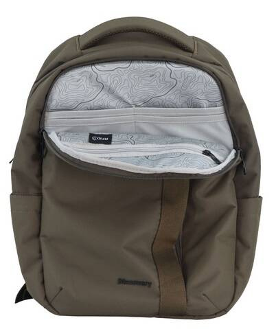 Plecak na laptopa z poliestru Discovery Downtown 941 khaki