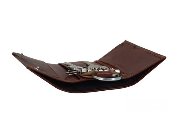 Etui na klucze skórzane Barberini's 7023-6 brązowe