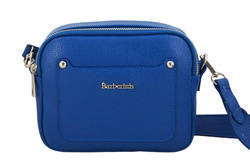 Listonoszka damska skórzana Barberini's 707-30 chabrowa
