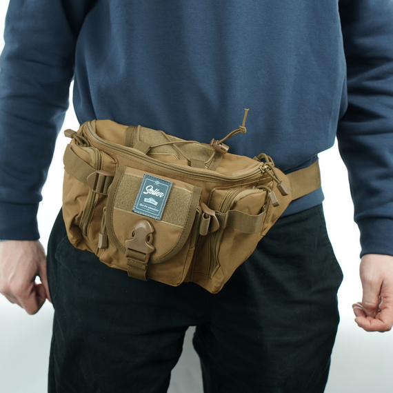 Nerka biodrowa cordurowa Solier SV27 khaki