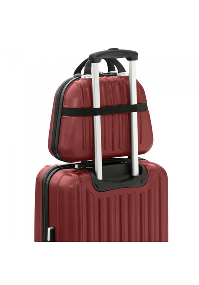 Kosmetyczka podróżna Vip Collection Panama 14 burgundowa