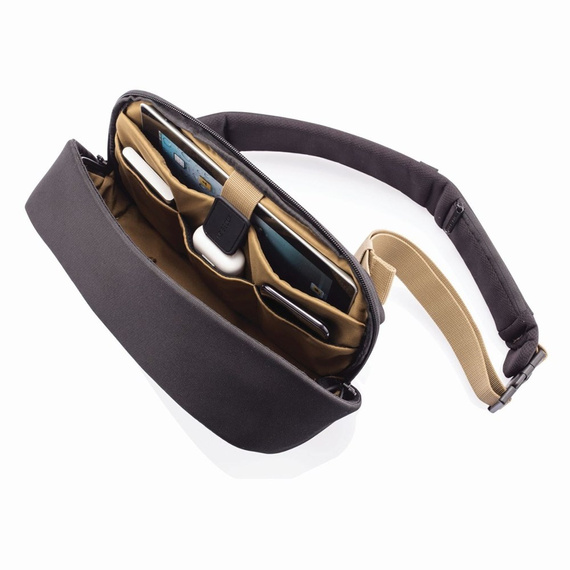 Plecak miejski z poliestru XD Design Bobby Sling czarny