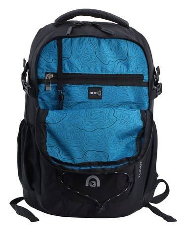 Plecak na laptopa z poliestru Discovery Outdoor 612 czarny