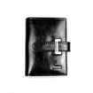 Etui na karty damskie skórzane Peterson PL-102 czarne