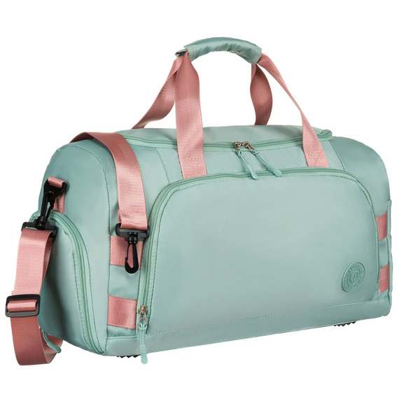 Torba sportowa Peterson 24427 różowo-jasnozielona