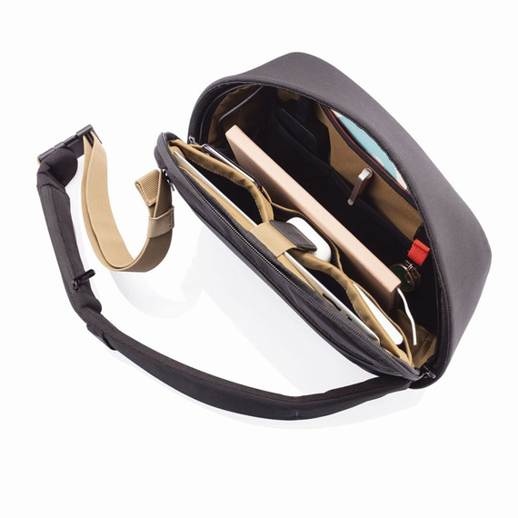 Plecak miejski z poliestru XD Design Bobby Sling czarny