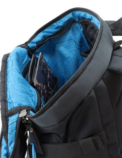 Plecak na laptopa z poliestru Discovery Icon 723 czarny