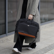 Torba na laptopa z tkaniny Solier SM03 czarna