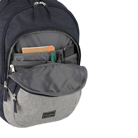 Plecak na laptopa Travelite Basics Melange granatowy