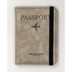 Etui na paszport z eko skóry Peterson EP-01 szare