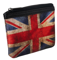 Etui na klucze damskie z tkaniny Loren 528-10 UK czerwone