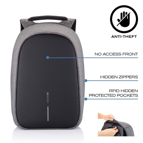 Plecak na laptopa XD Design Bobby Hero XL szary