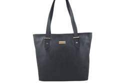 Torebka damska shopper skórzana Barberini's 923-1 czarna
