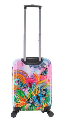 Walizka kabinowa ABS Saxoline Butterfly 54 wielokolorowa